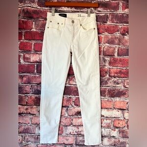 J. Crew Women's Skinny Jeans in White